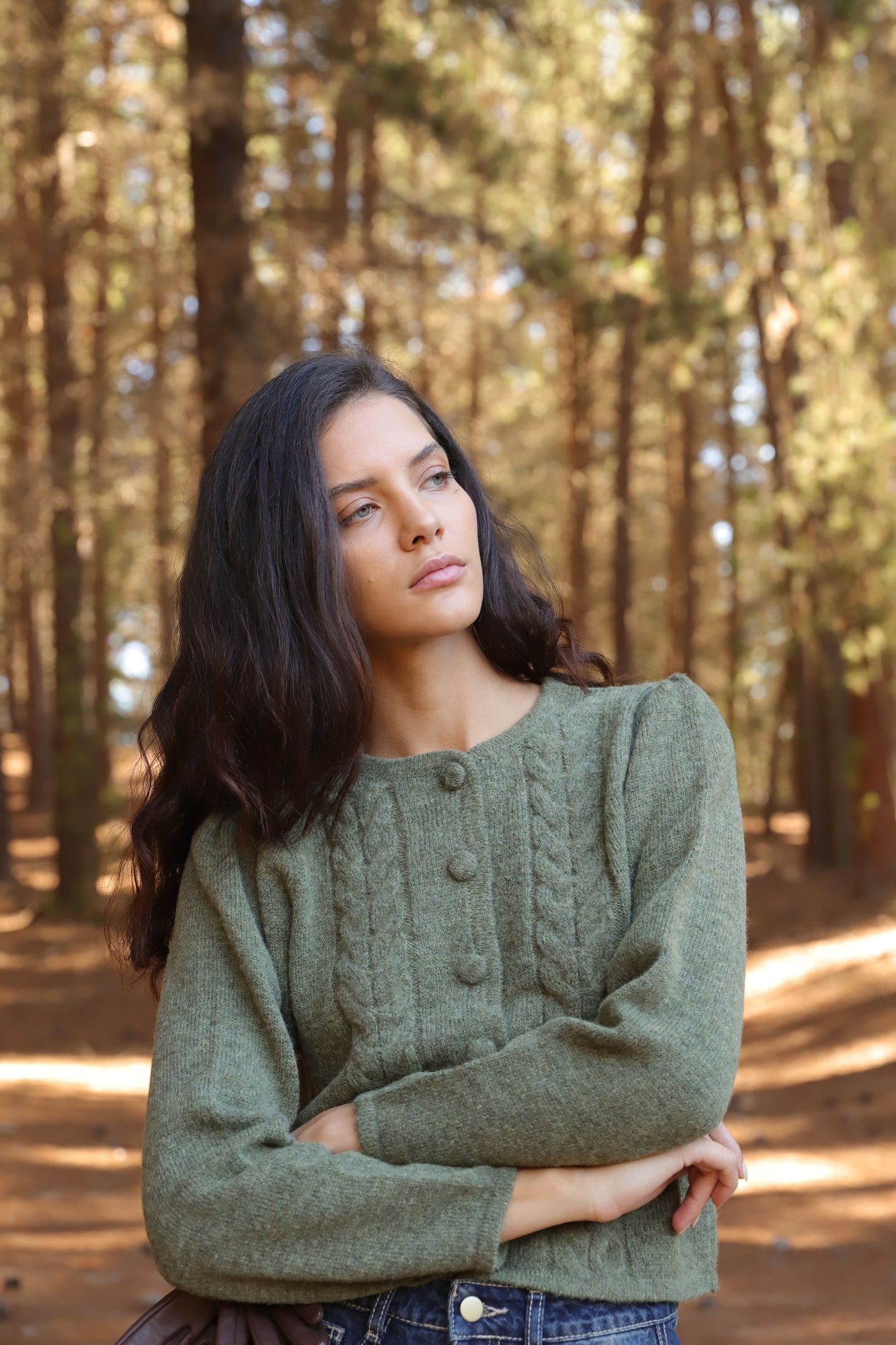 Cardigan Ana Verde