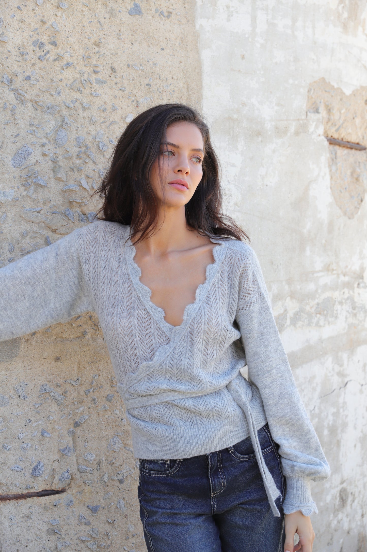 Cardigan Matilde Gris