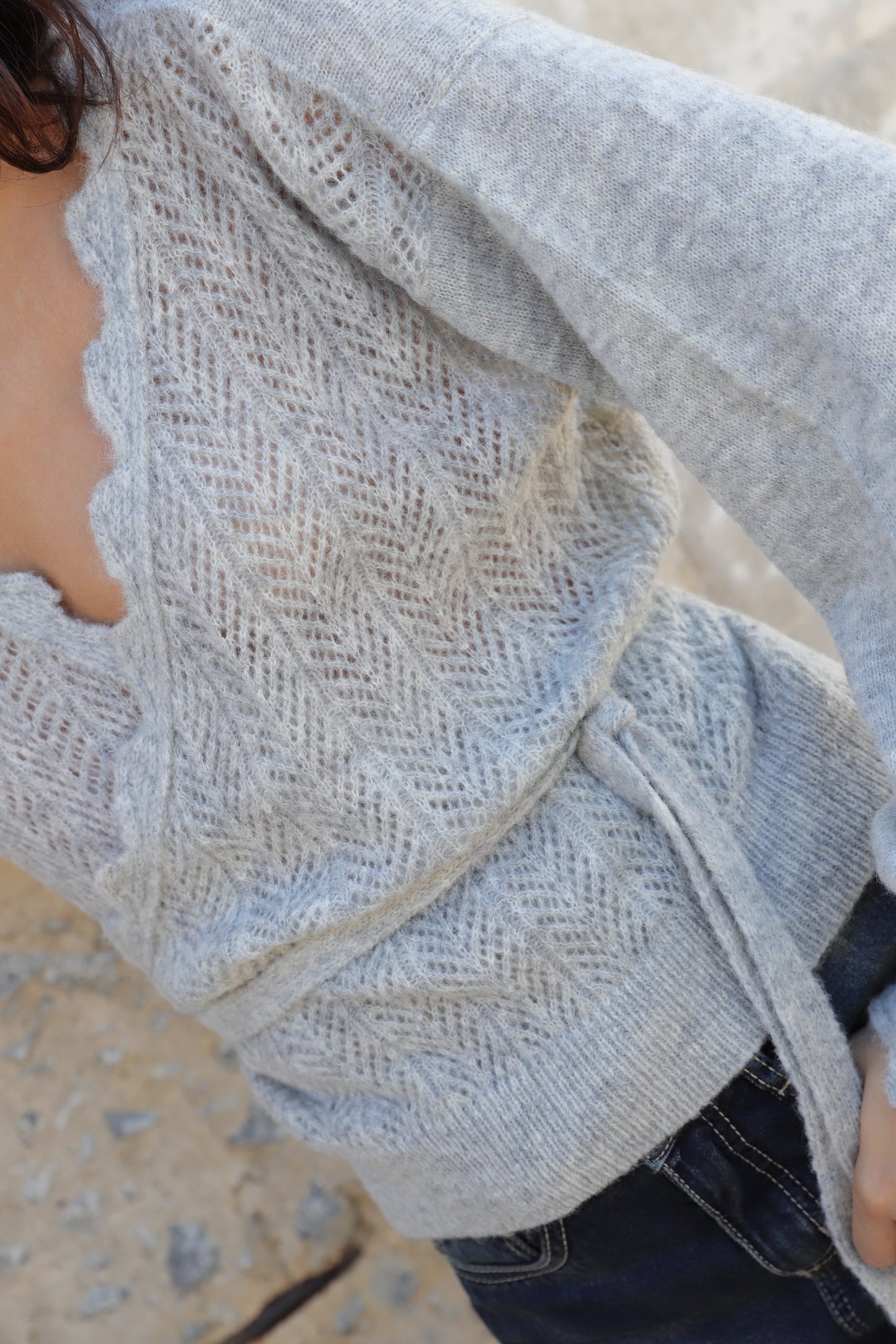 Cardigan Matilde Gris