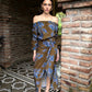 Blusa Carolina Blue Flowers