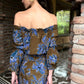 Blusa Carolina Blue Flowers