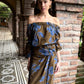 Blusa Carolina Blue Flowers
