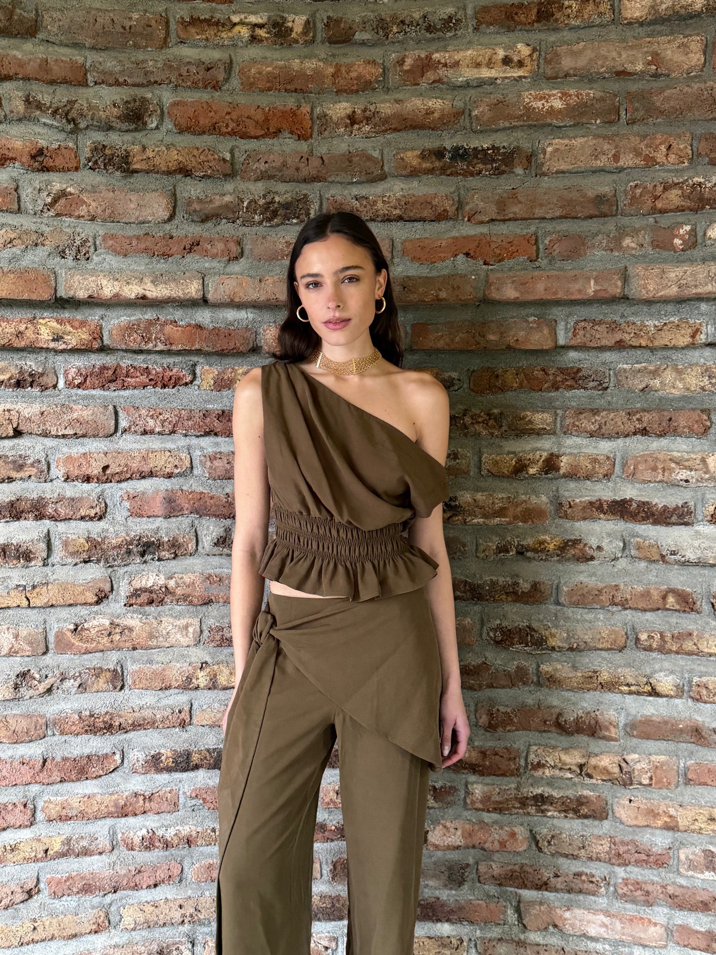 Pre-Venta Blusa Lorenza Militar (Entrega 4/11)