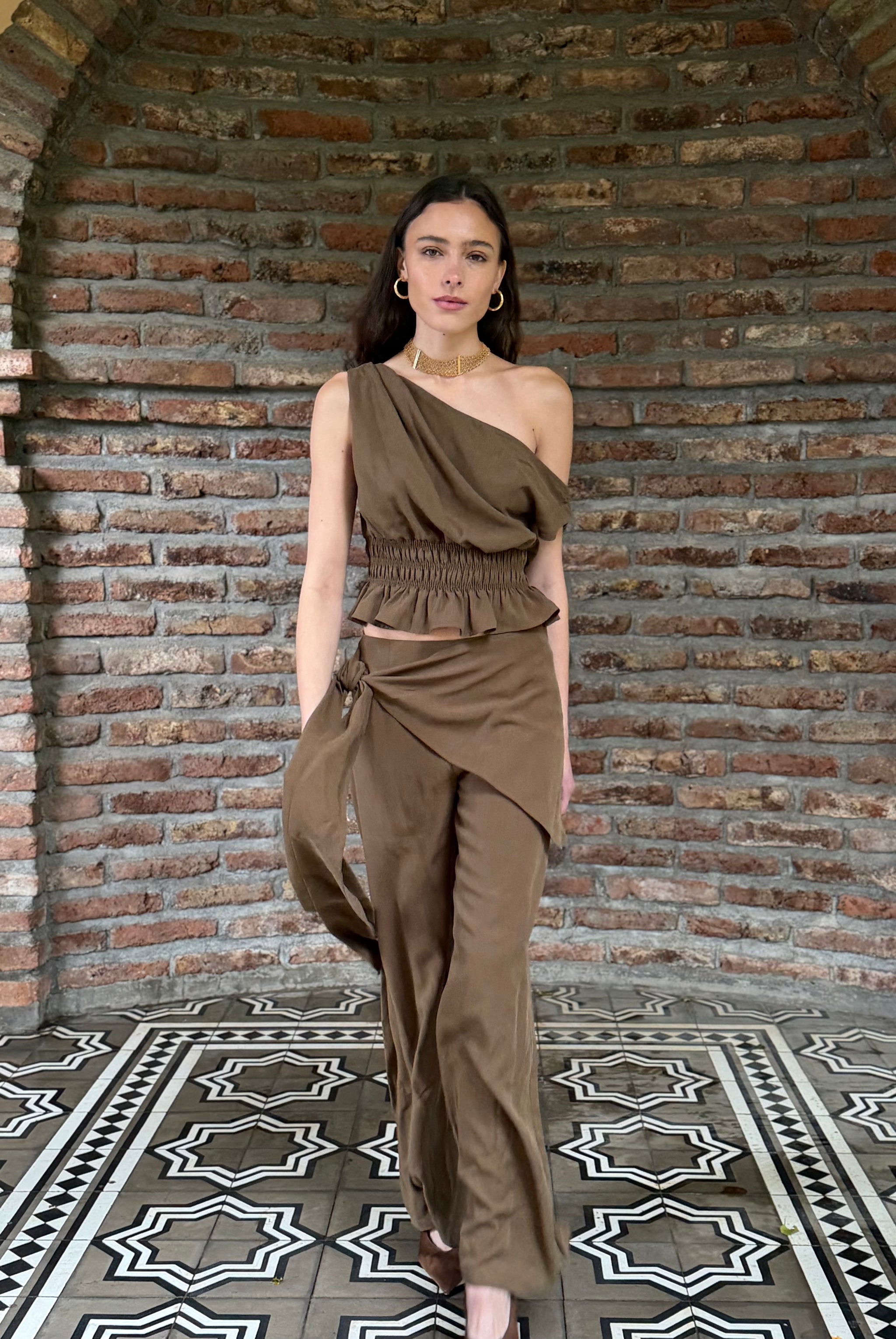 Pre-Venta Blusa Lorenza Militar (Entrega 4/11)