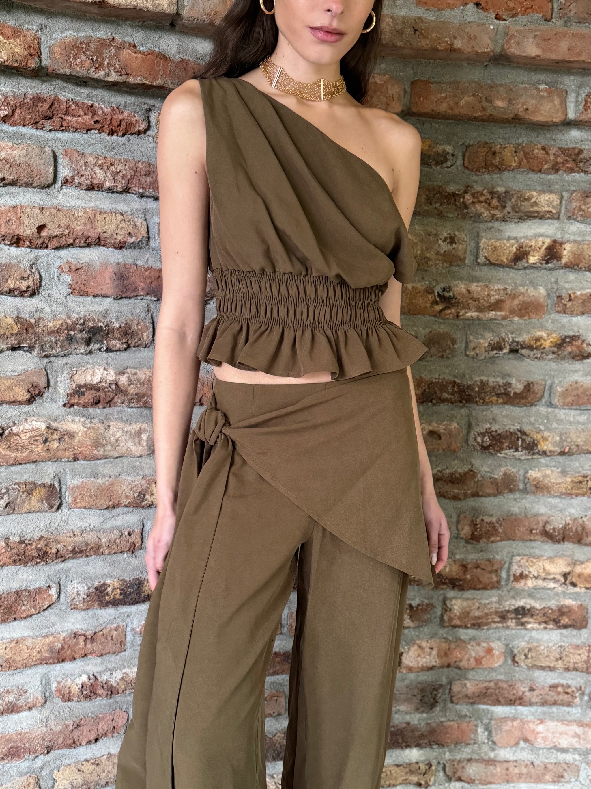 Pre-Venta Blusa Lorenza Militar (Entrega 4/11)