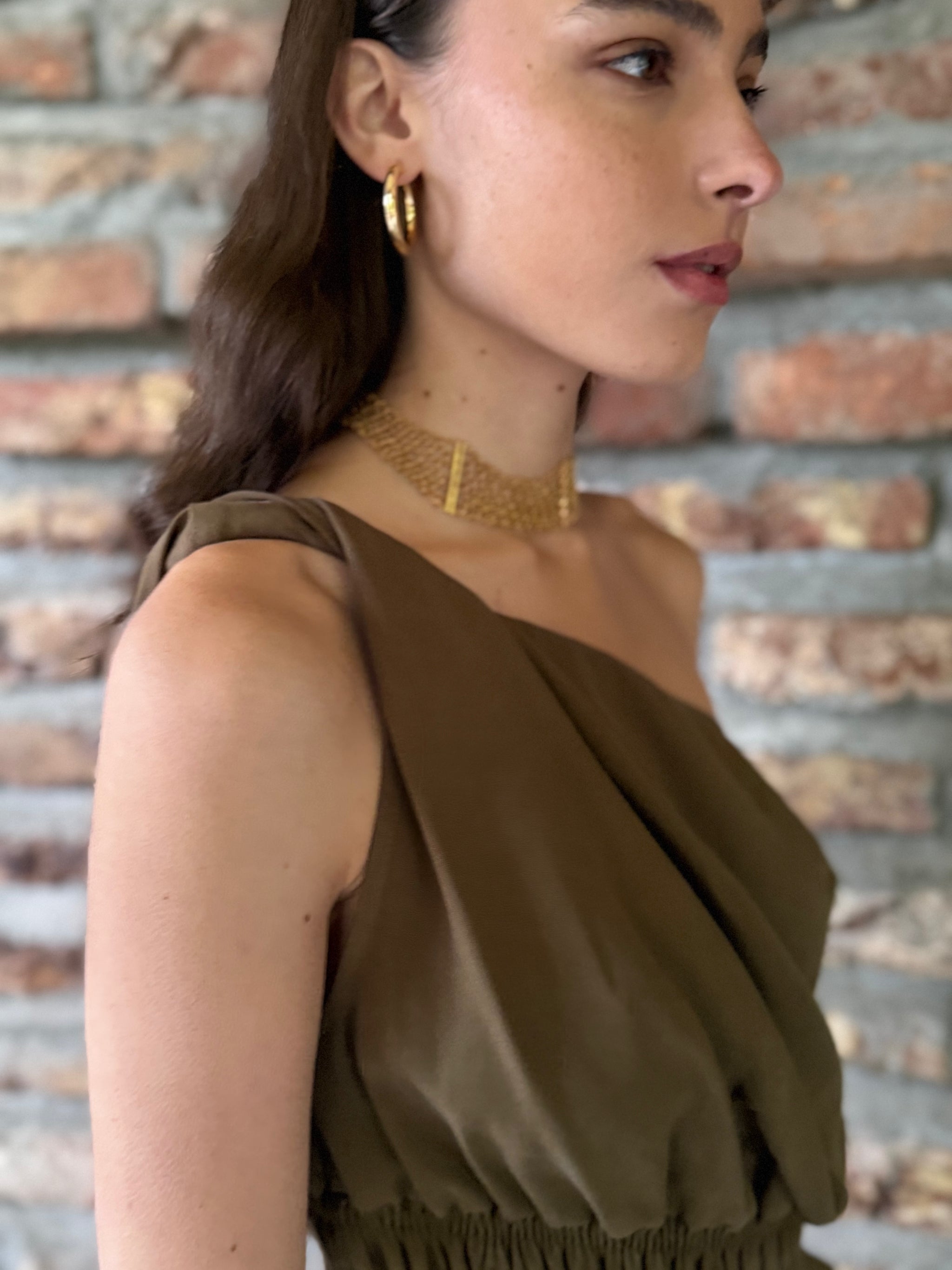 Pre-Venta Blusa Lorenza Militar (Entrega 4/11)