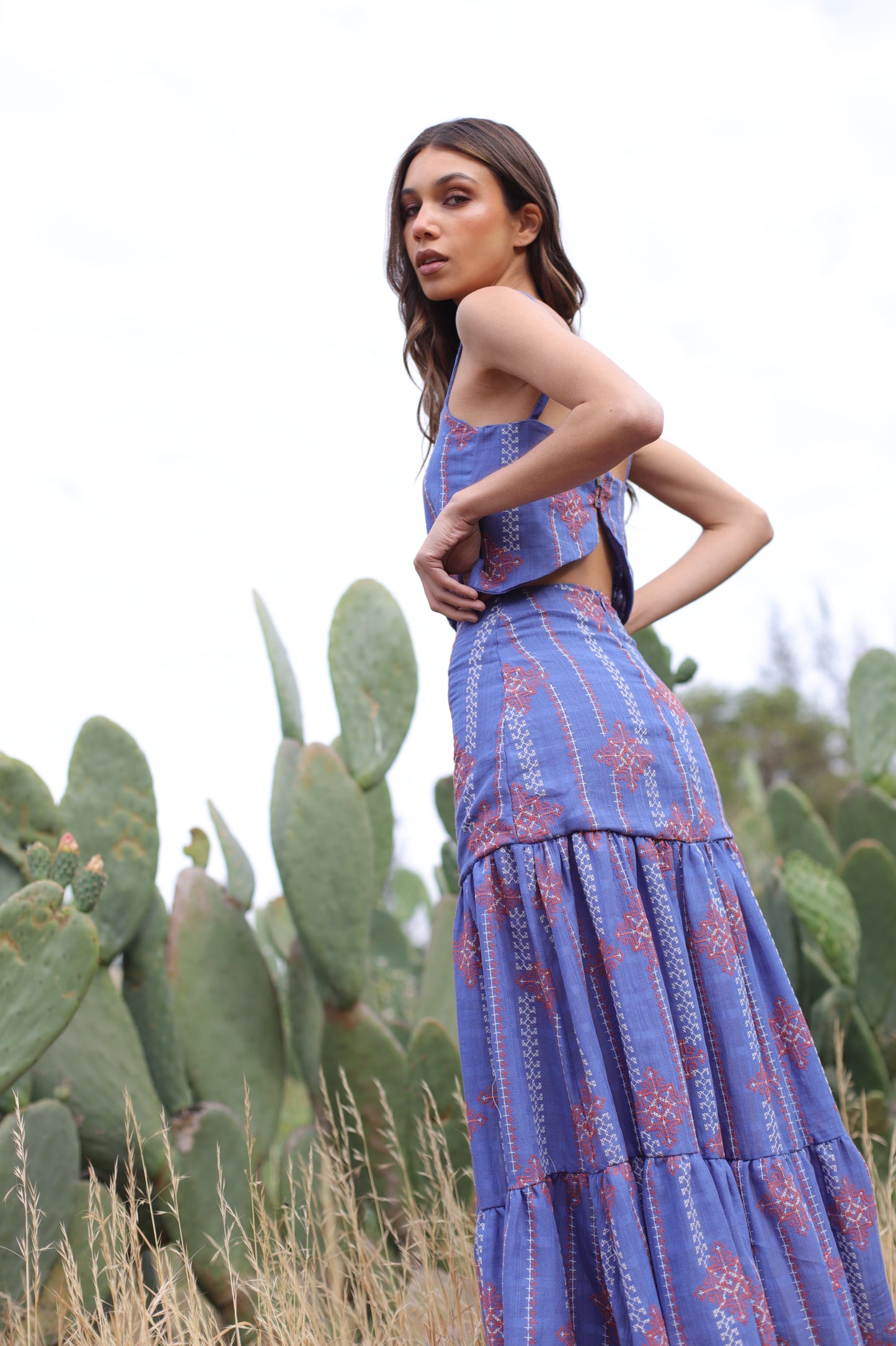 Blusa Beatriz Indigo