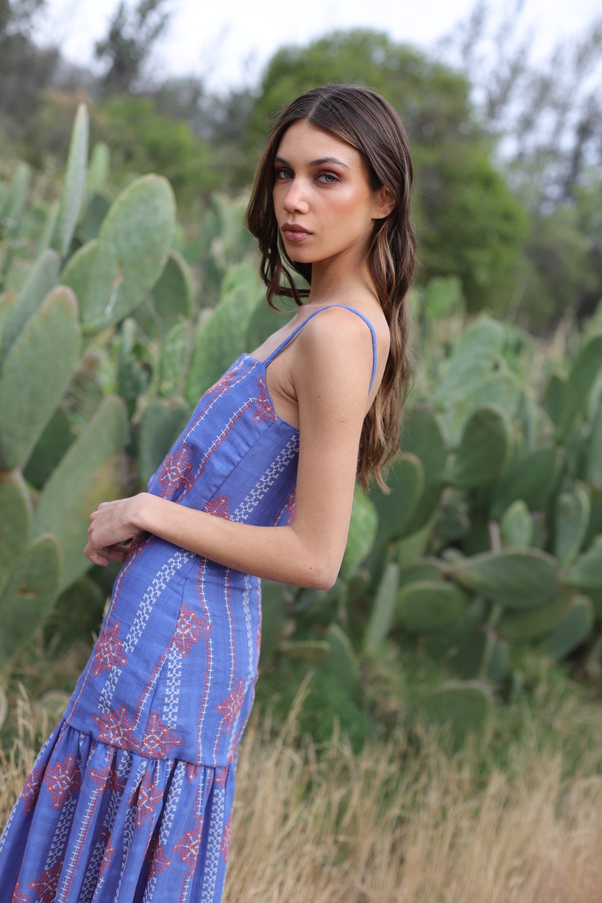 Blusa Beatriz Indigo
