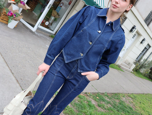 Chaqueta Denim Isabel Indigo