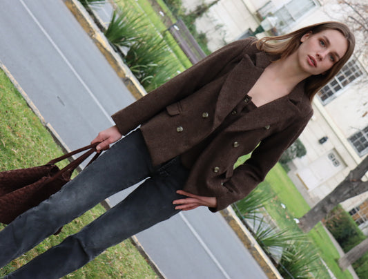 Blazer Cayetana Chocolate