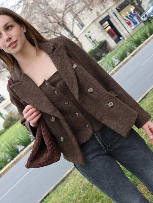 Blazer Cayetana Chocolate