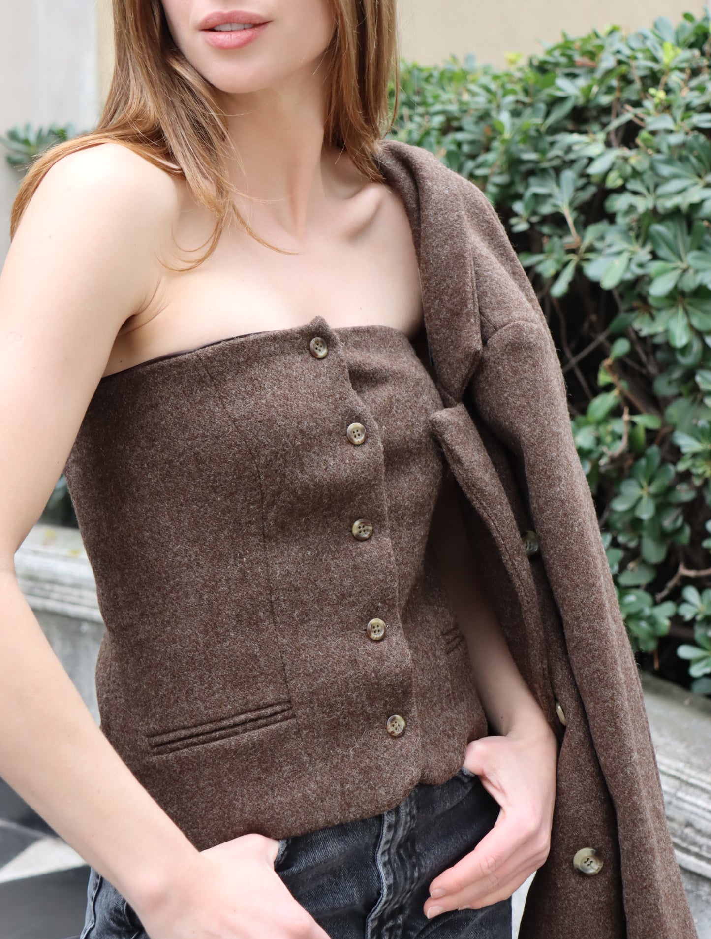Vest Cayetana Chocolate