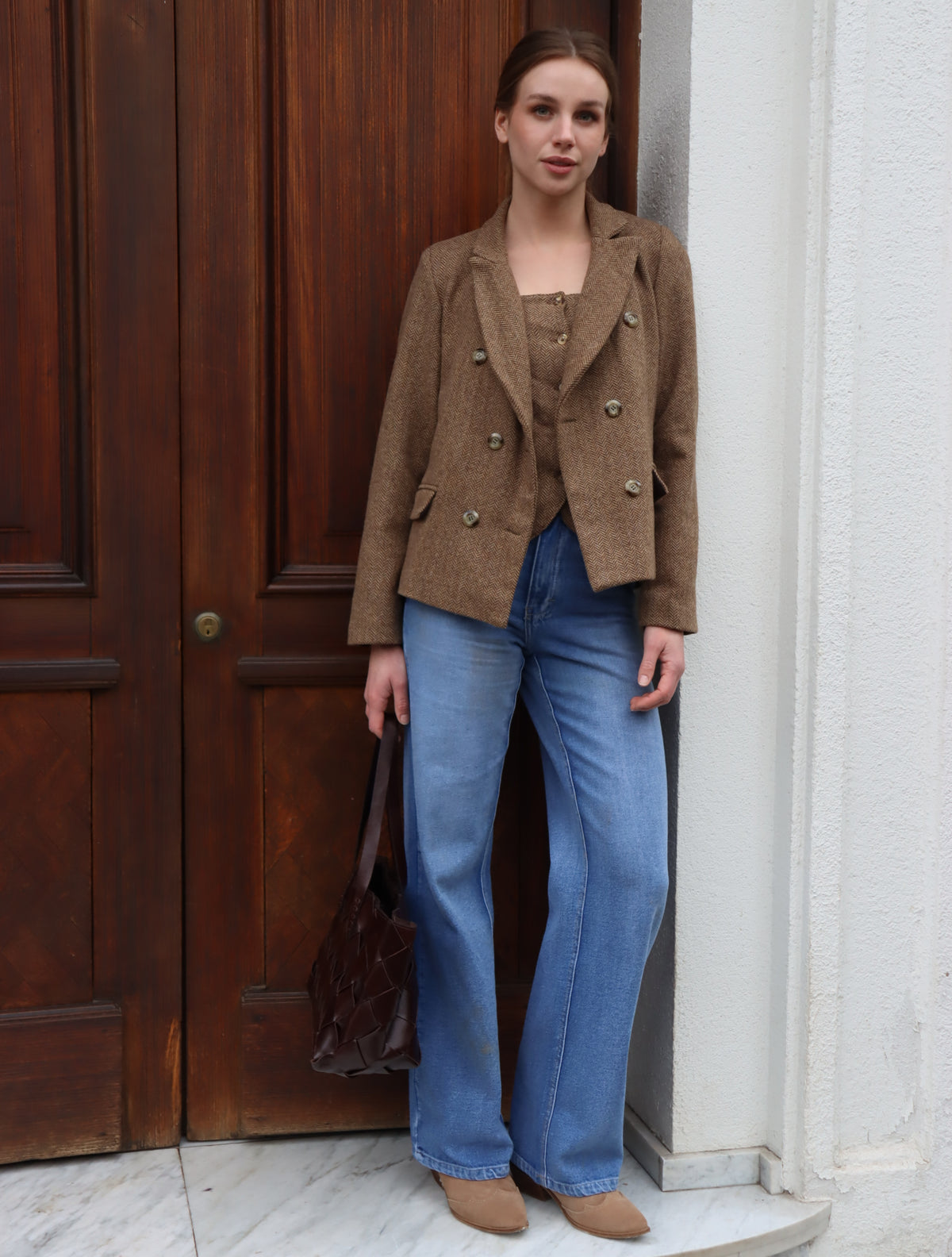 Vest Cayetana Camel