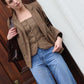 Vest Cayetana Camel