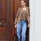 Vest Cayetana Camel