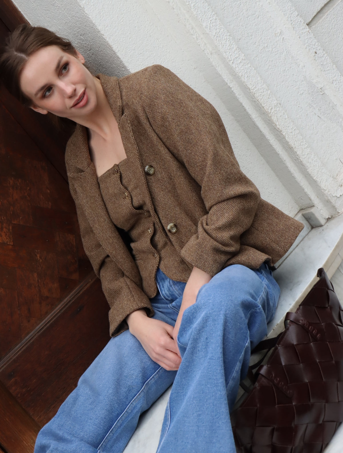 Vest Cayetana Camel