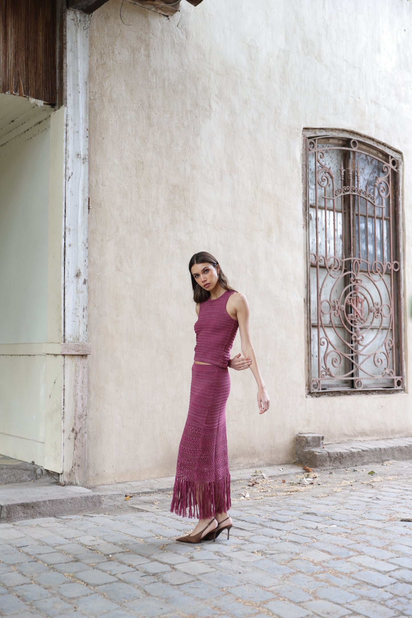 Blusa Paola Bugambilia