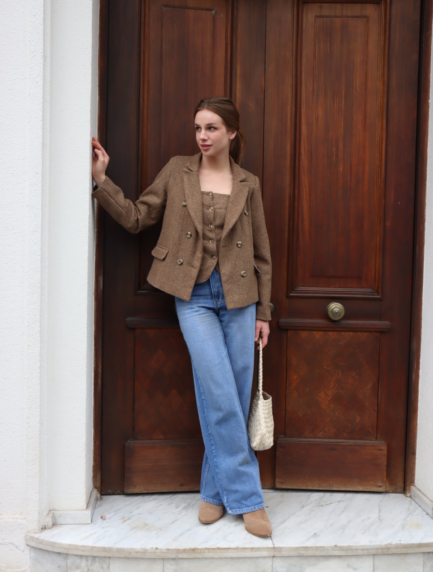 Blazer Cayetana Camel