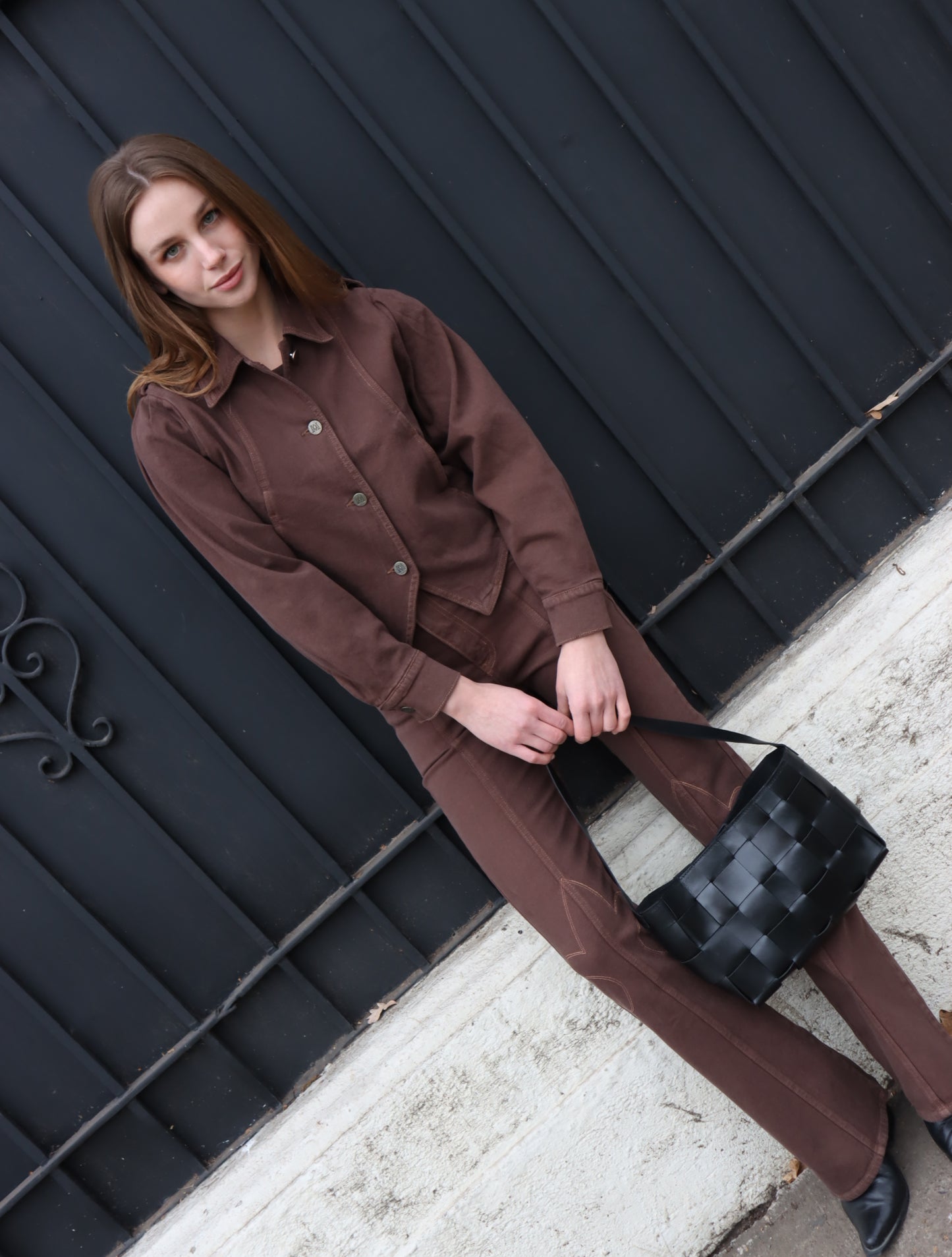 Chaqueta Denim Isabel Chocolate