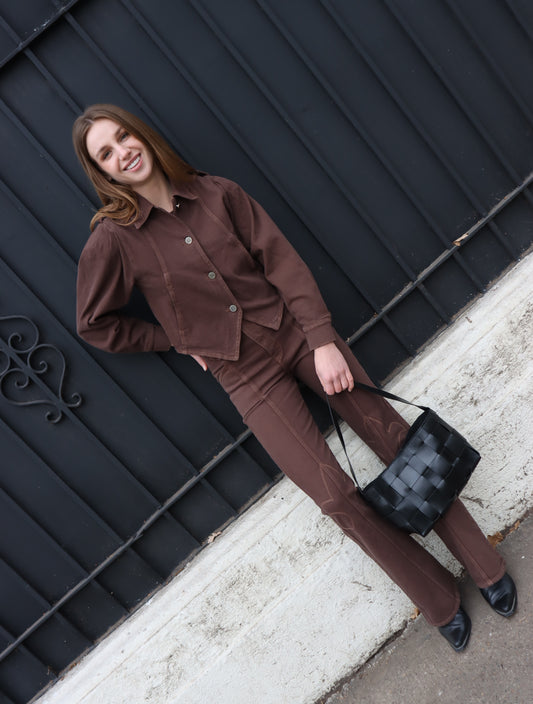 Chaqueta Denim Isabel Chocolate