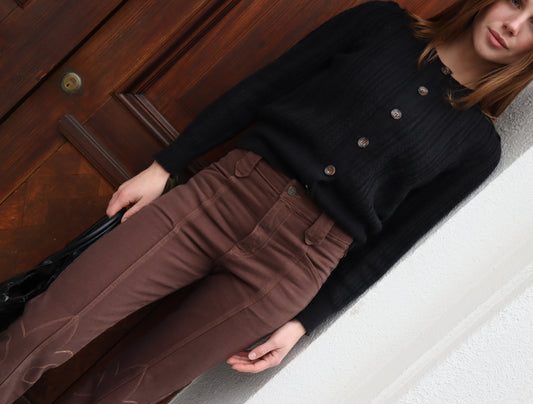 Cardigan Mila Negro