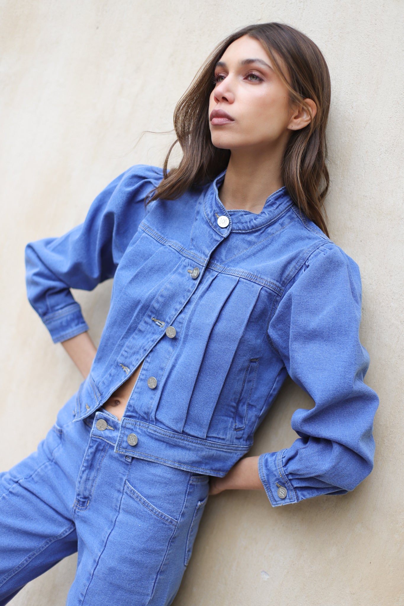 Chaqueta Lorea Celeste