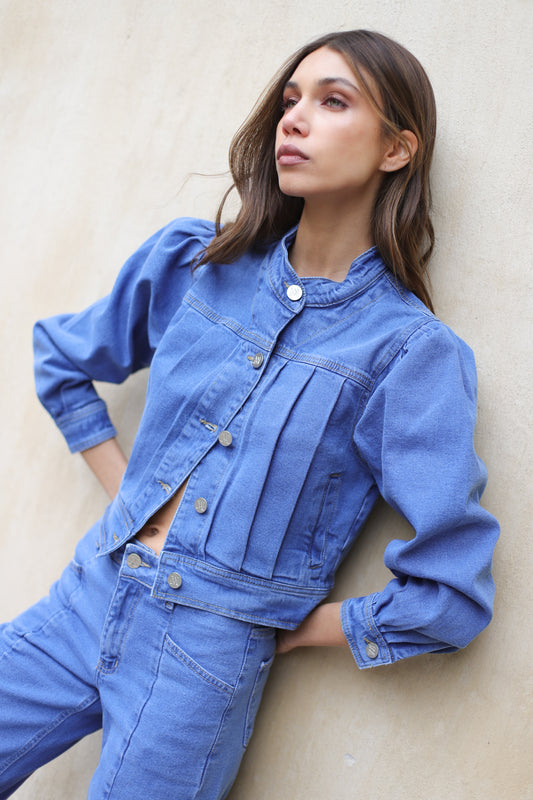 Chaqueta Lorea Celeste