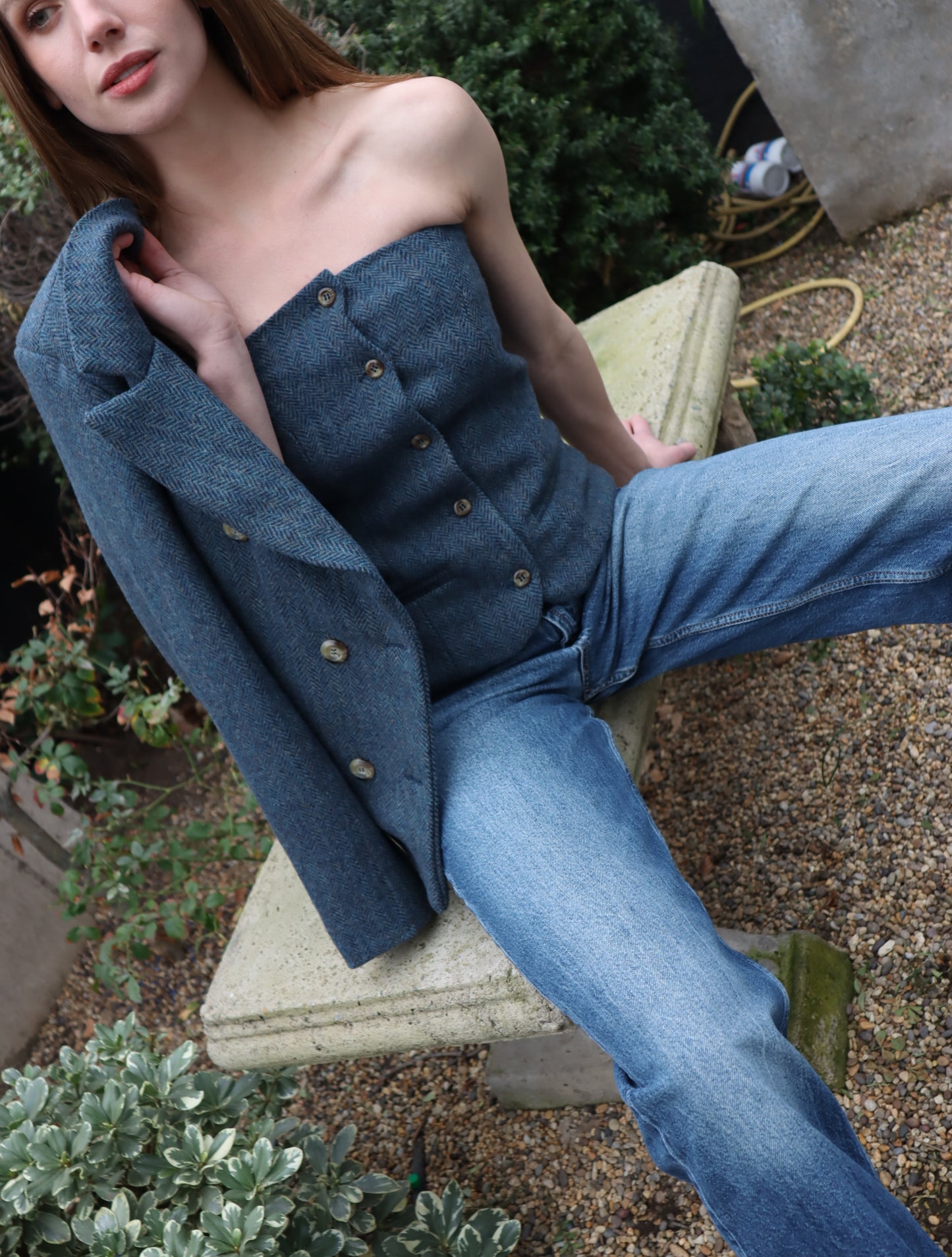 Vest Cayetana Indigo