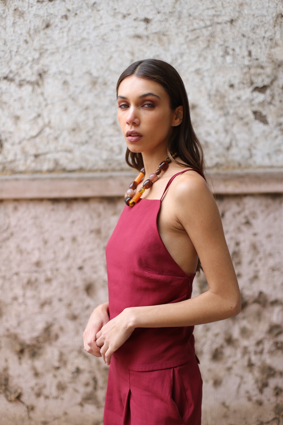 Blusa Tania Burdeo