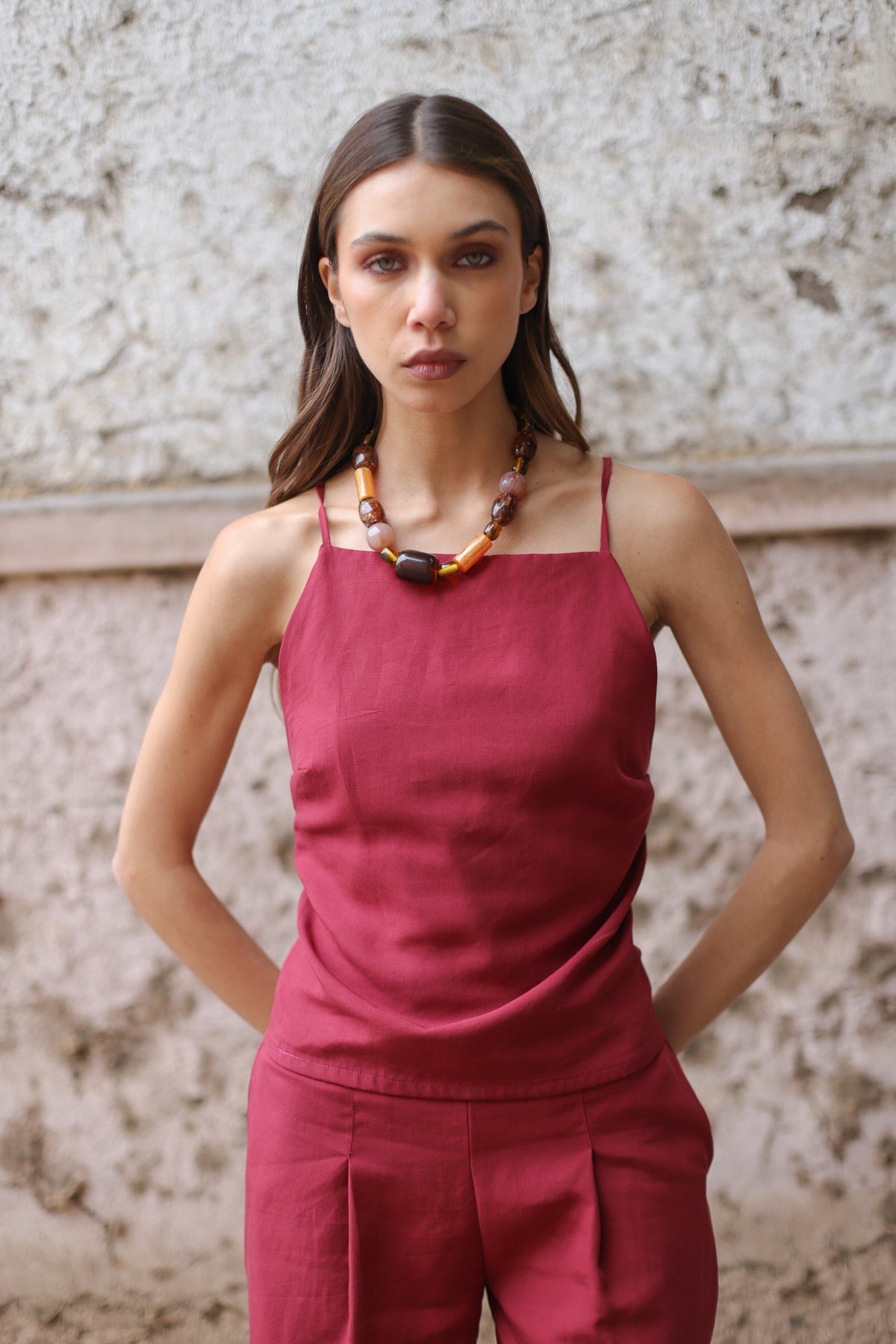 Blusa Tania Burdeo