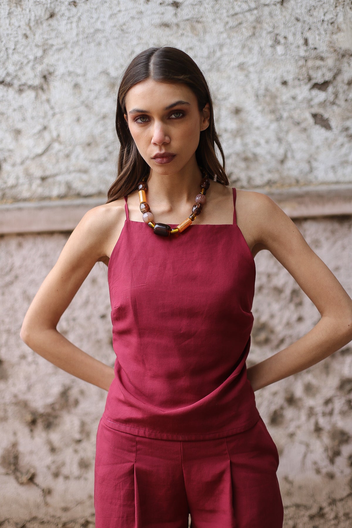 Blusa Tania Burdeo