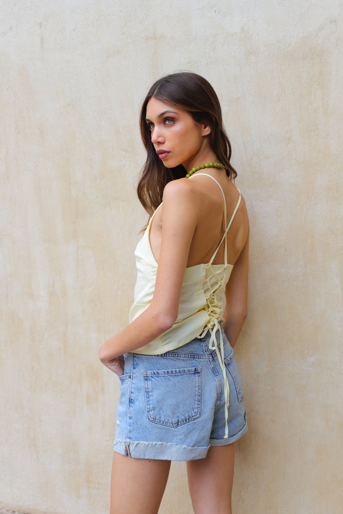 Blusa Tania Amarillo Pastel