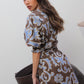 Vestido Helena Brown Flowers