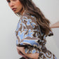 Vestido Helena Brown Flowers