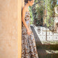 Vestido Dixie Brown Flowers