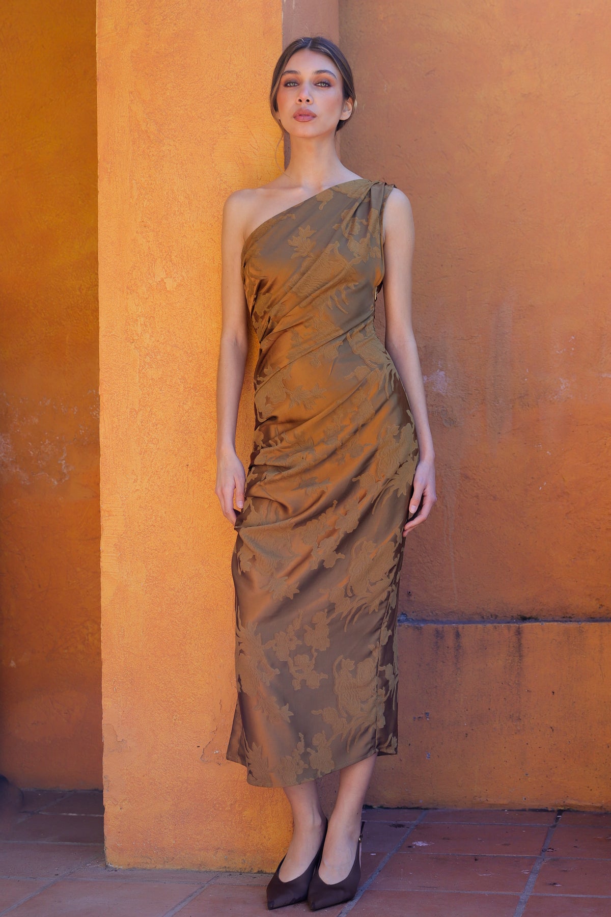 Vestido Mariel Café