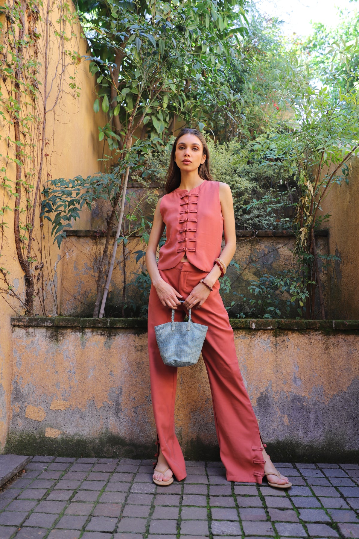 Pantalón Frida Ladrillo