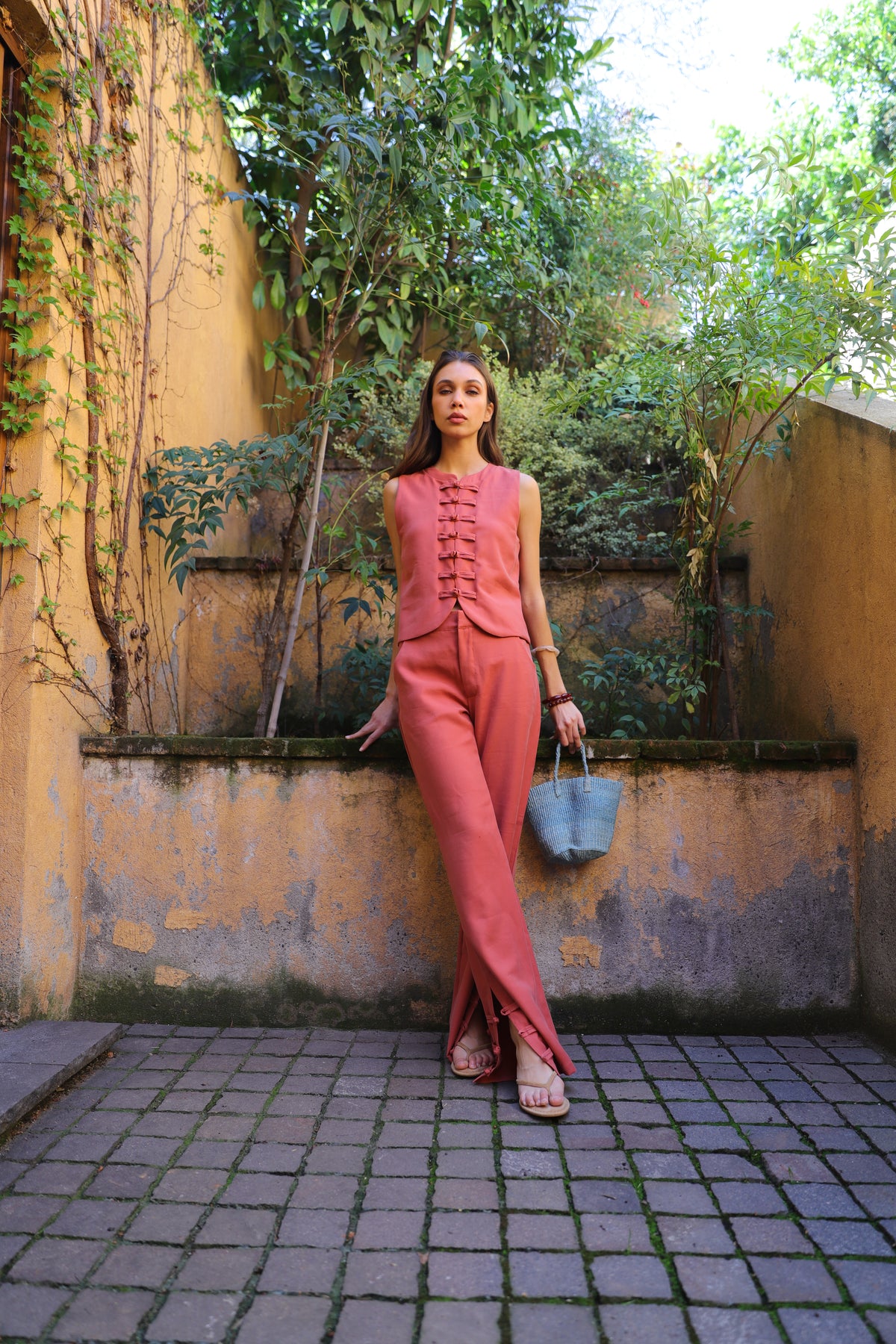 Pantalón Frida Ladrillo