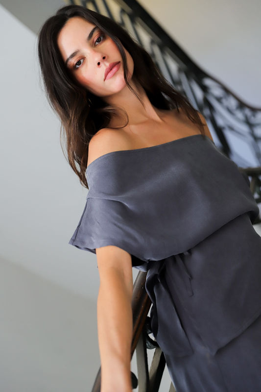 Blusa Juana Petroleo