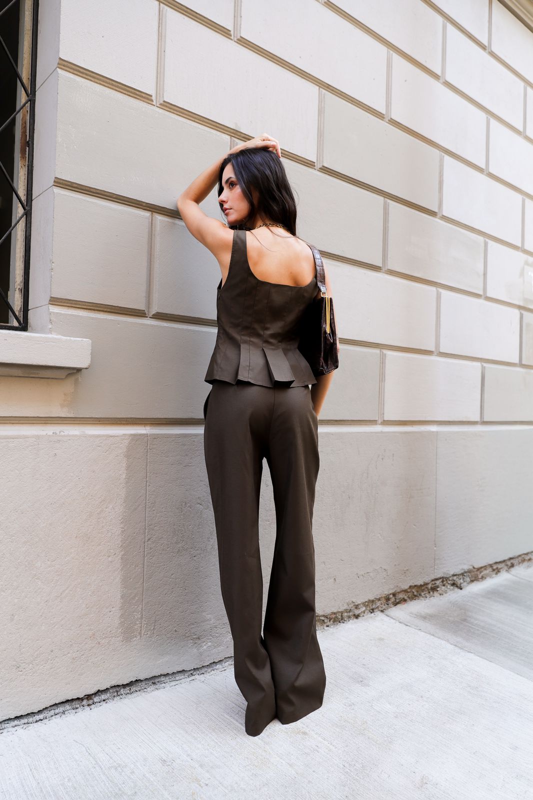 Blusa Elena Café