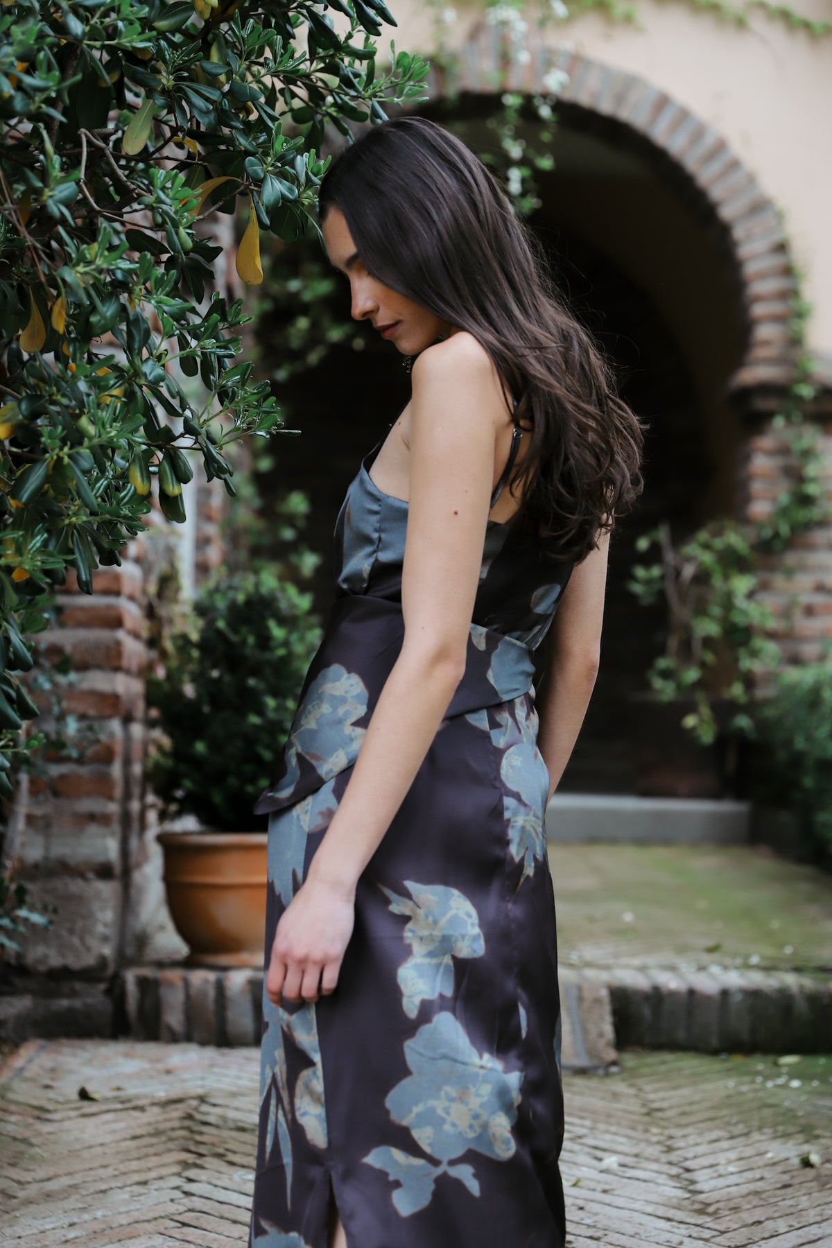 Vestido Eloísa Indigo Flowers