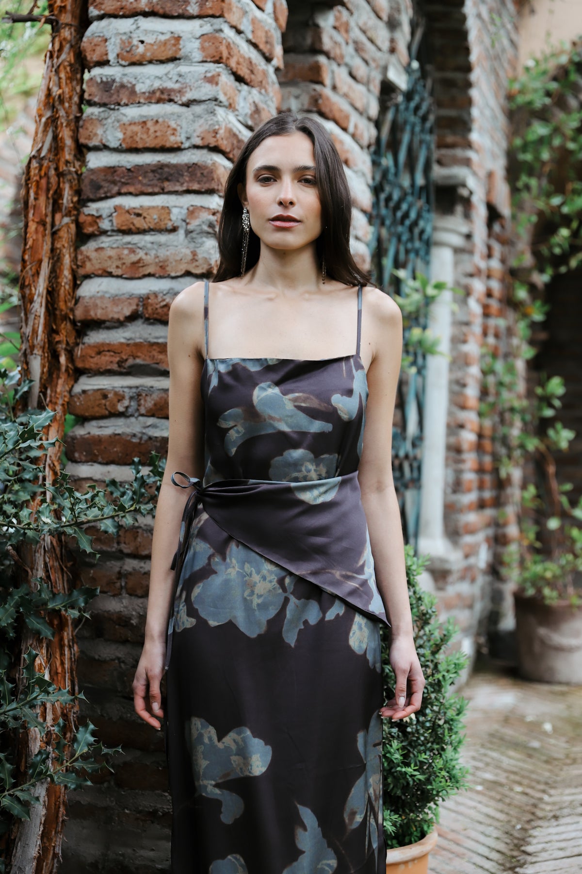 Vestido Eloísa Indigo Flowers